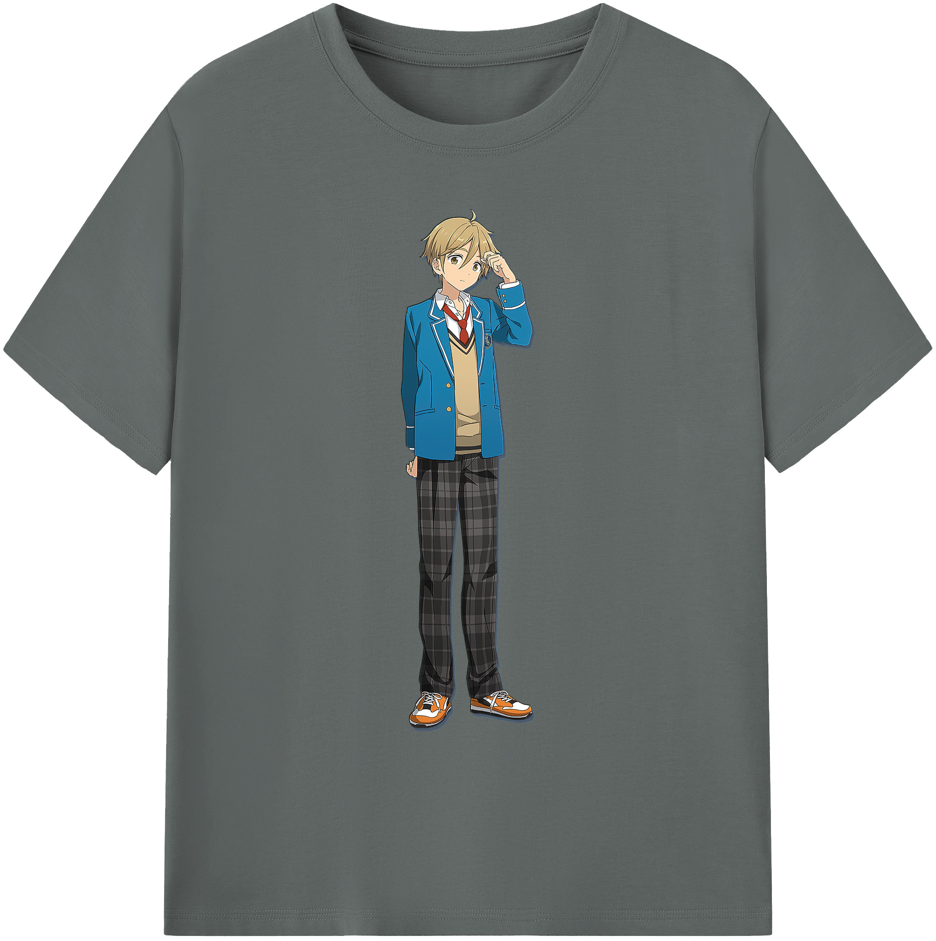 （画像用） あんさんぶるスターズ! Ensemble Stars 綿100％ メンズ半袖Tシャツ｜肌触りやわらか＆通気性